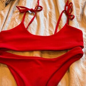 Red bikini